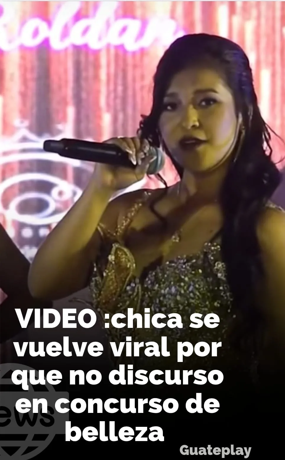 Reina de Belleza , sorprende con discurso