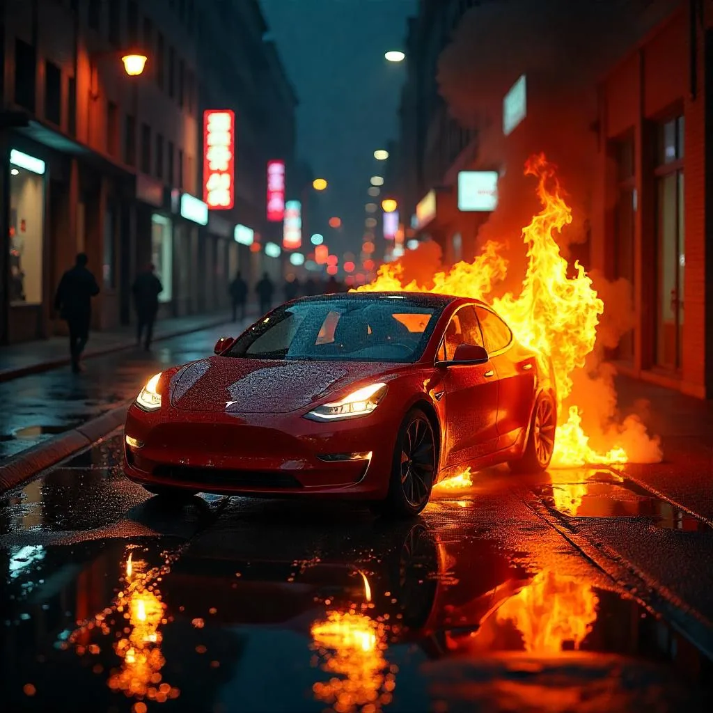 Ola de Ataques a Vehículos Tesla