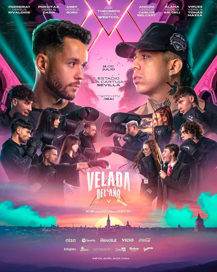 La velada del año V: todo lo que necesitas saber del evento de boxeo de Ibai Llanos